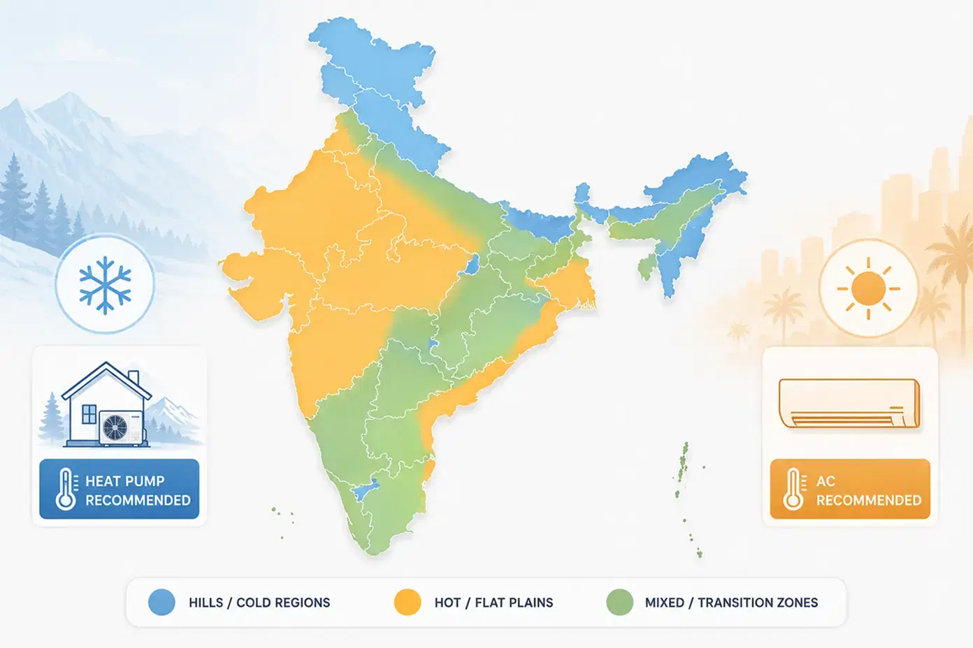 India Climate Zone Map